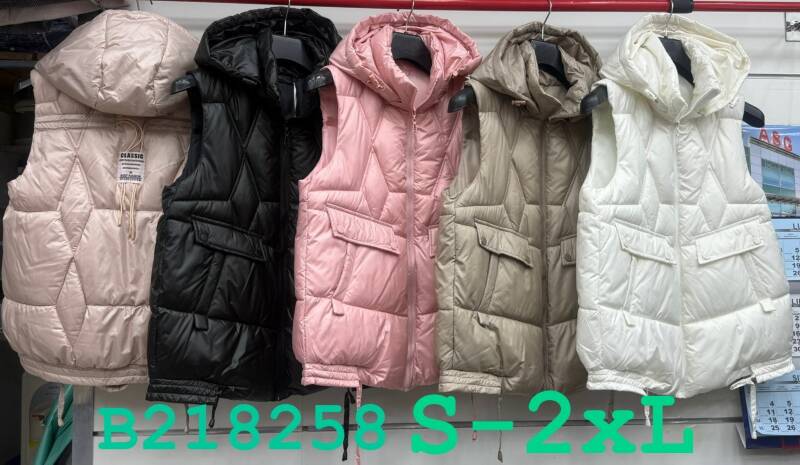 Kamizelka damskie Roz S-2XL, 1 Kolor Paczka 4 szt
